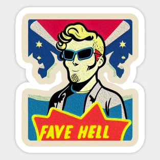 favourite hell Sticker